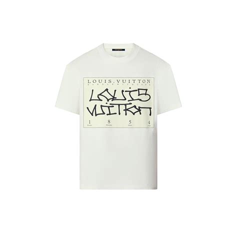 t shirt felpata louis vuitton|Embroidered Signature Cotton T.